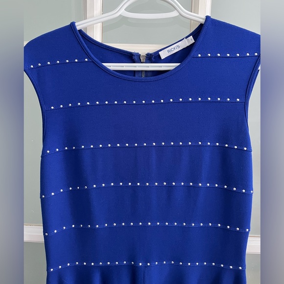 Beautiful Rickis blue dress size 6 - Picture 2 of 4